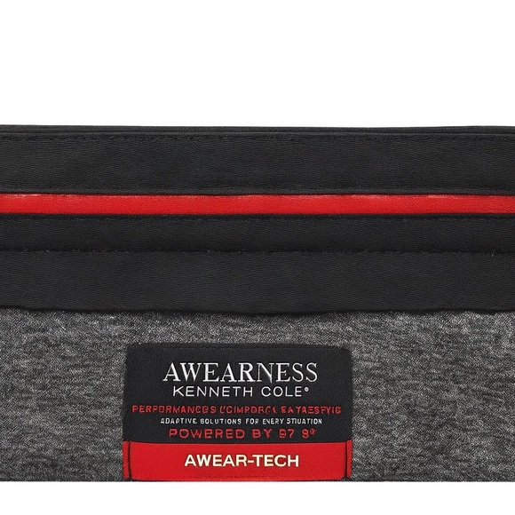 Kenneth Cole Awearness Size 42 Slim Fit Black Shorts With Size Zipper Pocket - Picture 4 of 4